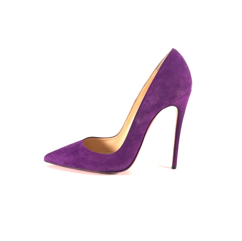 Christian Louboutin So Kate 120 Violet Suede 38.5